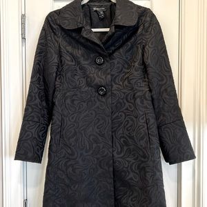 I•N•C International Concepts Black Coat for Office, Dressy Occasion,Jeans sz.P